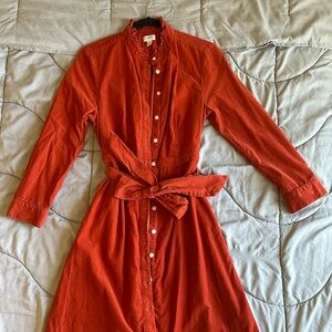 J Crew Women's Button-Up Dress